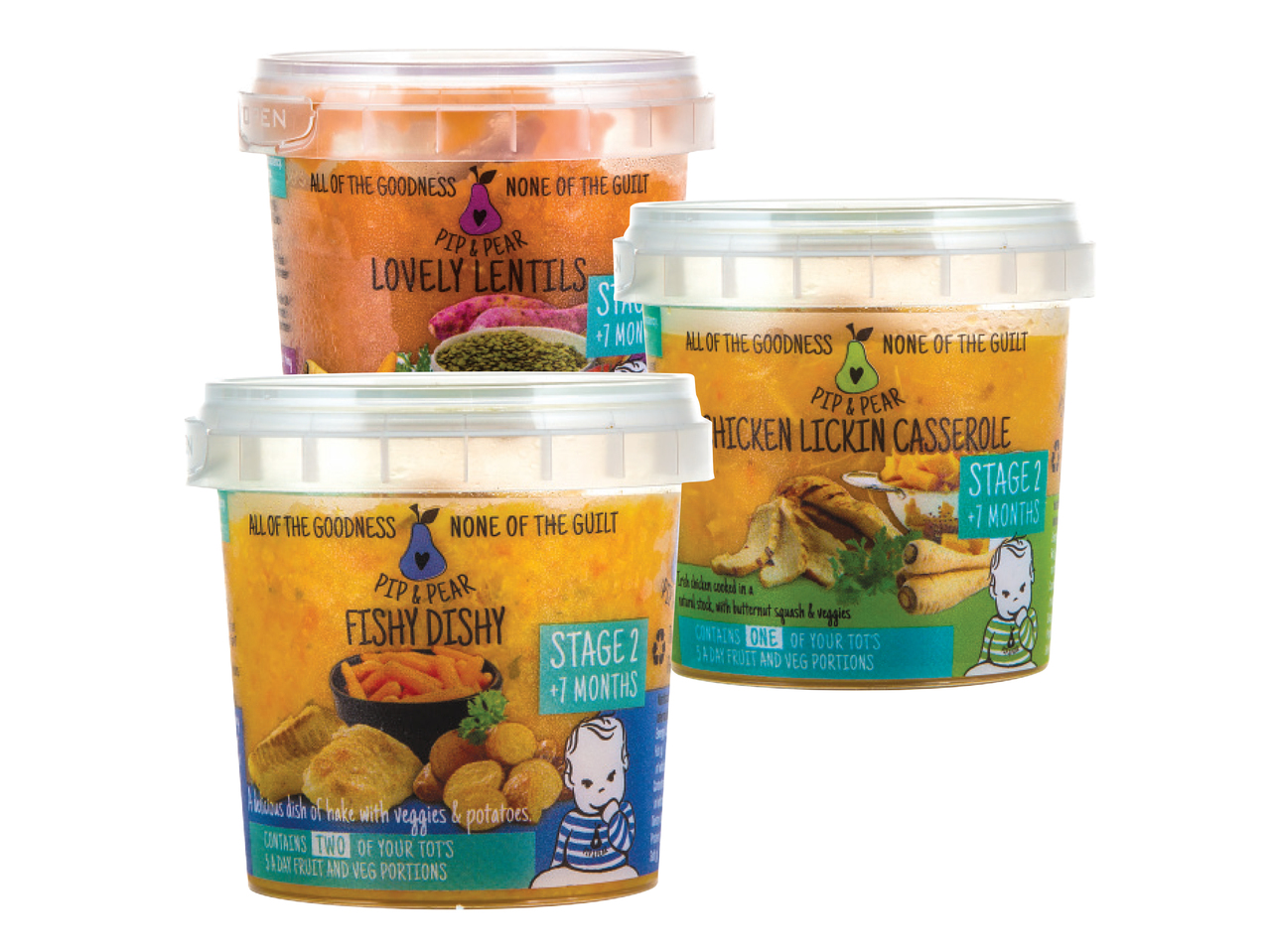 PIP & PEAR(R) Baby Food Stage 2