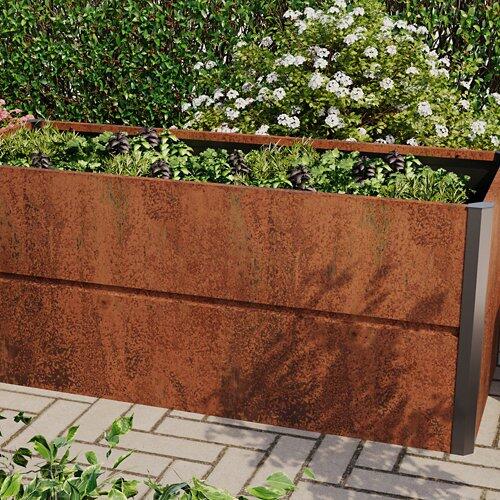 Design Hochbeet aus Cortonstahl