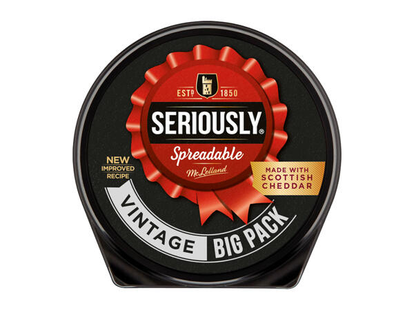 Seriously Spreadable Vintage Cheddar