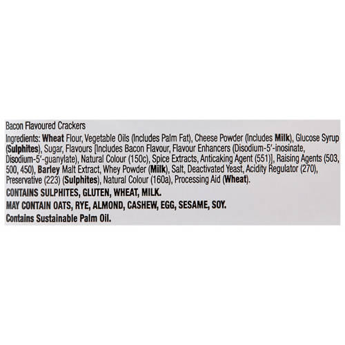 Mini Bacon Flavoured Bites 250g