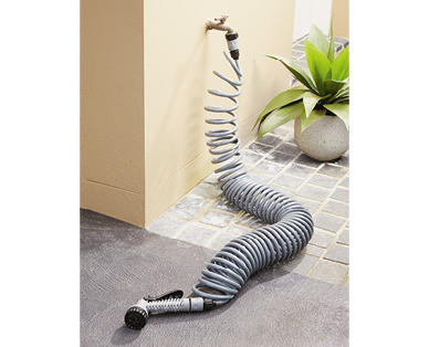 Coiled Garden Hose Set 15m