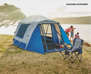 4 Person Tent with Porch