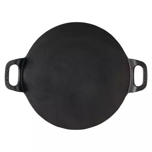 15" Cast Iron Pre-Seasoned Pizza Pan