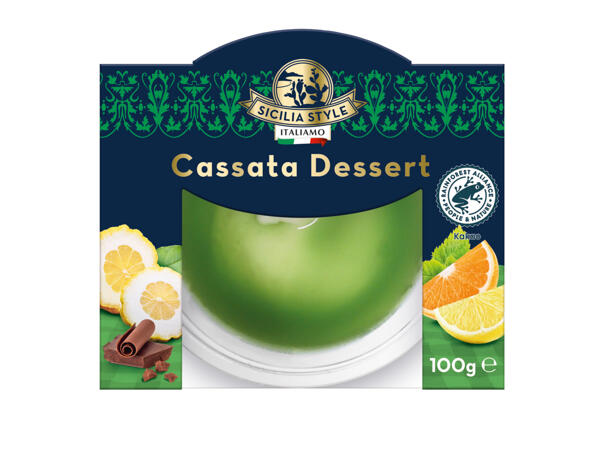 Dessert med ricottakräm