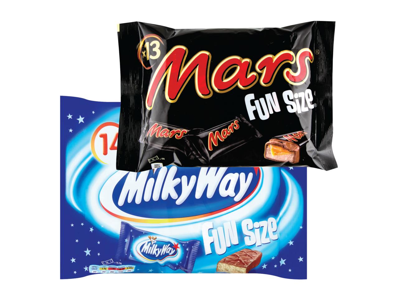 MARS Milkyway/ Mars/Twix Fun Size