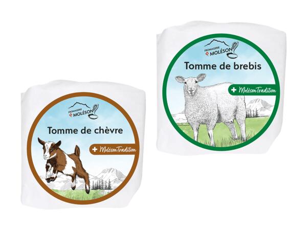 Tomme de chèvre/de brebis, Moléson (valable uniquement en Suisse romande)