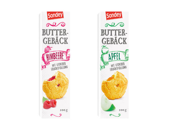 Biscuits au beurre fourrés