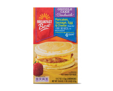 Breakfast Best Sausage, Egg and Cheese Sandwiches