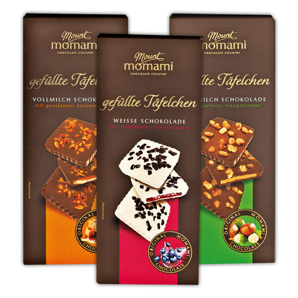 Gefüllte Täfelchen