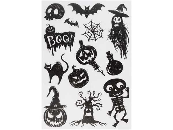 Fluorescent Halloween Stickers