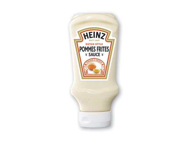 Heinz mayonnaise, pommes frites sauce eller ketchup