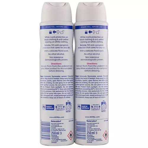 Invisible Black & White Anti-Perspirant Deodorant 2 x 150g/151g