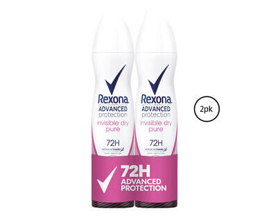 Rexona Advanced Protection 72 Hour Antiperspirant 2 x 127g/130g