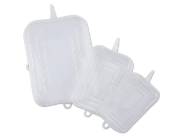 Silikondeckel-Set, 3-teilig