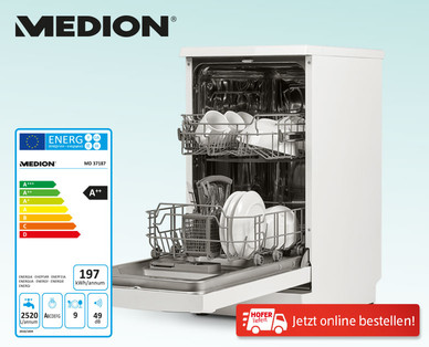 MEDION Geschirrspüler „Slim"