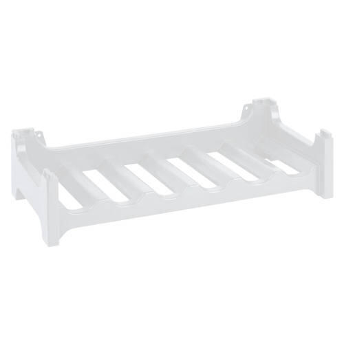 2 Pack Stackable Bottle Storage Rack, White