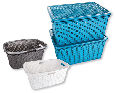 Corbeilles aspect tressé EASY HOME(R)