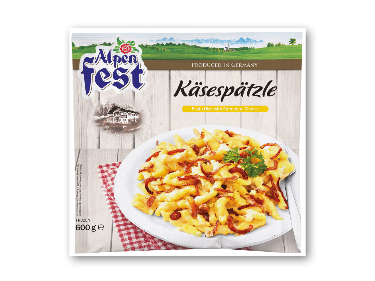 Käsespätzle færdigret