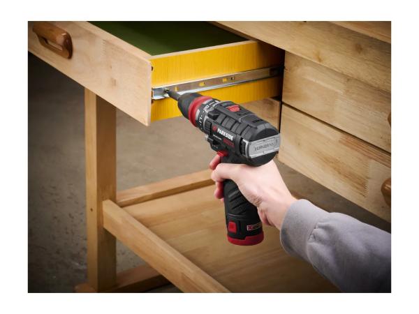 Parkside Performance 12V Starter Set Cordless Drill Driver & Cordless Impact Screwdriver