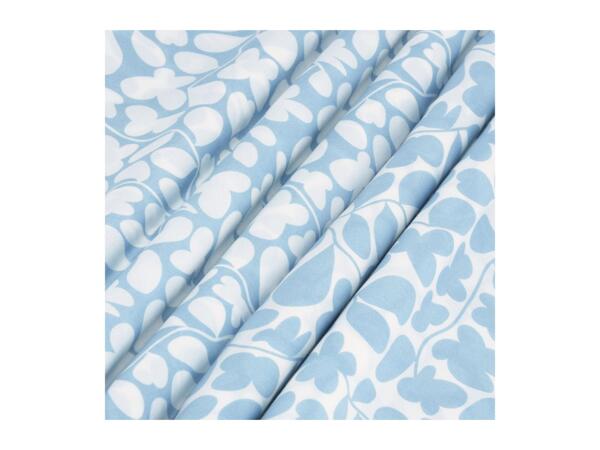 Livarno Home Microfibre Sateen Bedlinen - King - Blue