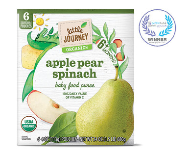 Little Journey Apple Pear Spinach Puree