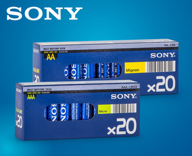 SONY Batterien Megapack