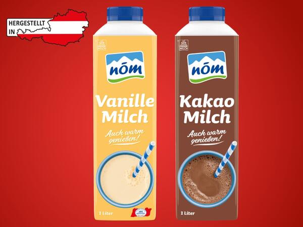Kakao oder Vanille-Milch