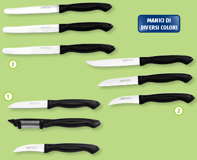 Set di coltelli da cucina/spelucchini SOLINGEN