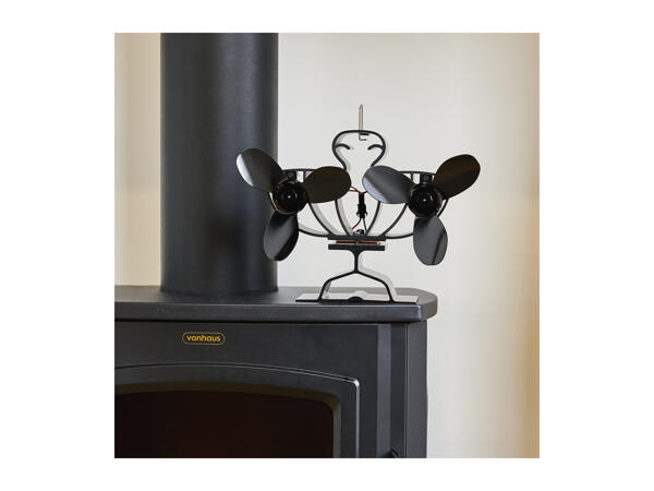 VonHaus 6 Blade Double Stove Fan