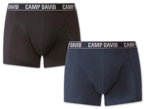 Camp David Herren Boxershorts, 2 Stück
