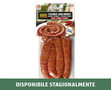 BBQ 
 SALSICCIA TICINESE DA GRIGLIARE PICCANTE