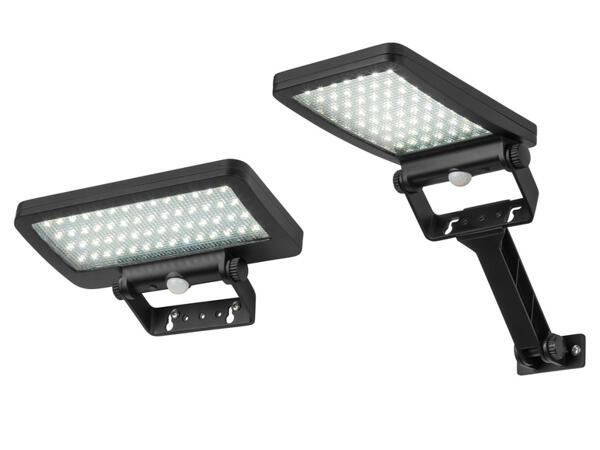 LIVARNO home Solární LED reflektor s pohybovým senzorem