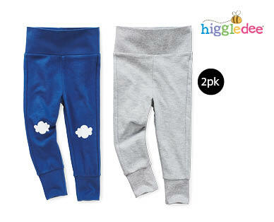 Baby Organic Cotton Pants 2pk