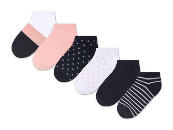 Kleinkinder Sneakersocken, 6 Paar