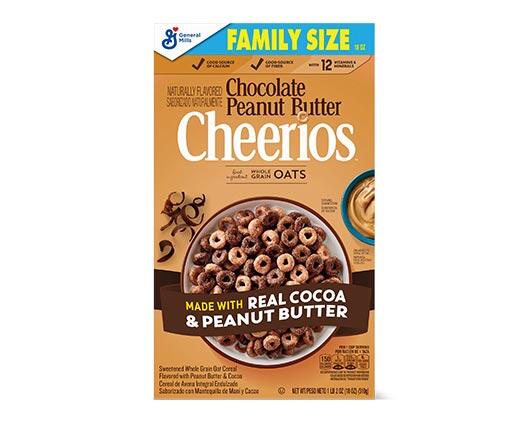 General Mills 
 Chocolate PB or Frosted Cheerios