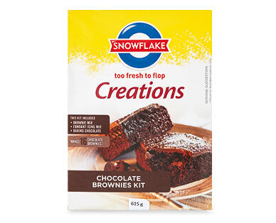Snowflake Creations Butterscotch Chocolate Brownie Pudding Kit 615g
