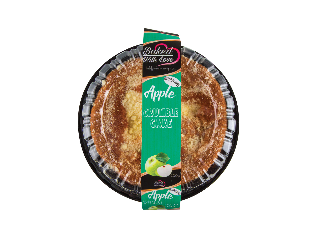 BAKED WITH LOVE Gluten-Free Apple Crumble Cake
