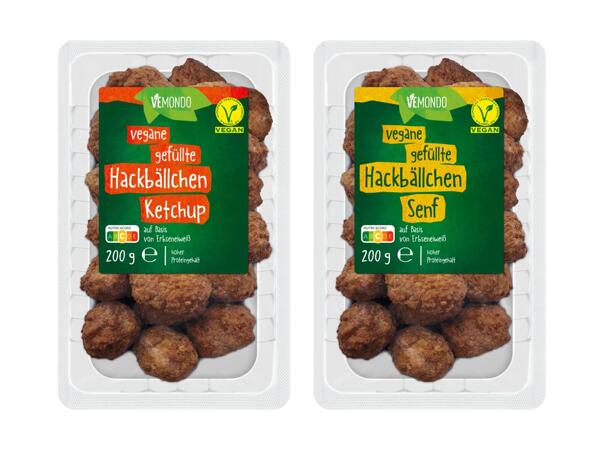 Pflanzliche faschierte Bällchen
