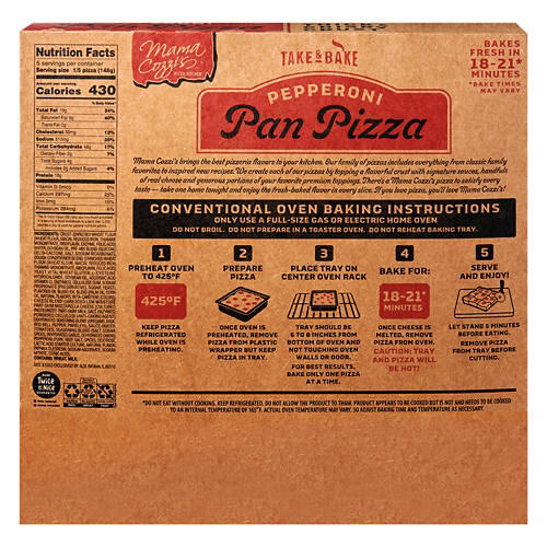 Pepperoni Thin & Crispy Pan Pizza, 26.17 oz