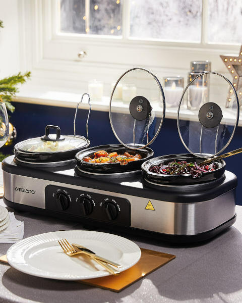 Ambiano Triple Slow Cooker