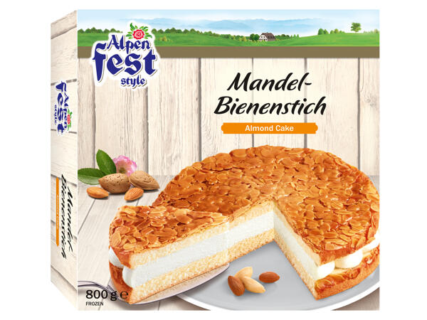 Mandel-Bienenstich Torte