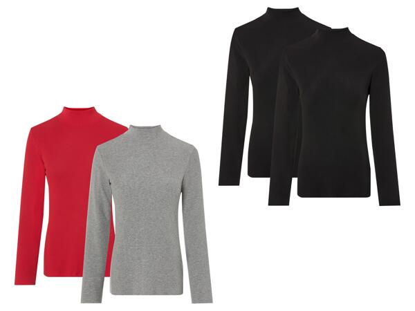 Ribbad polotröja, 2-pack