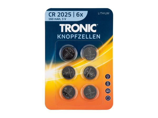 Tronic Button Cell Batteries - 6 Pack