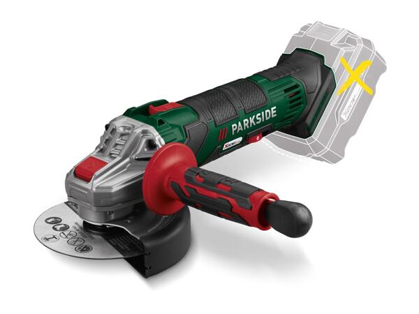 Parkside 20V Cordless Angle Grinder - Bare Unit