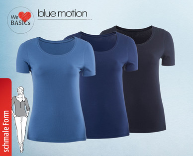 WE LOVE BASICS Damen-Basic-Shirts
