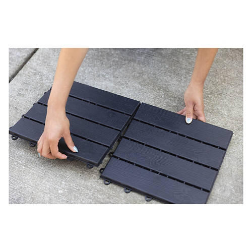9 Pack Patio Decking Tiles