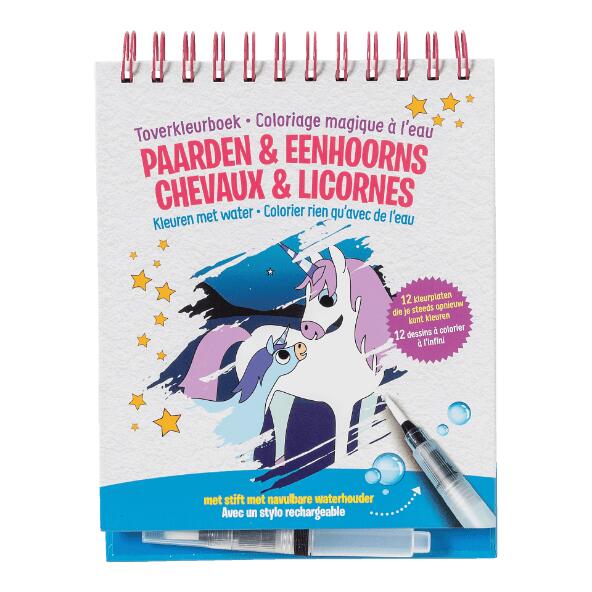 Carnet de coloriage à l'eau