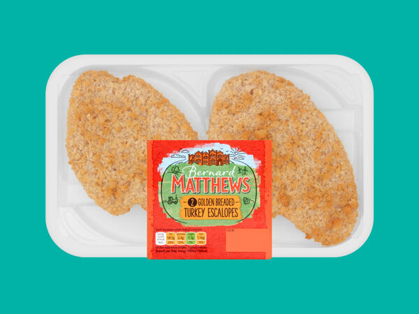 Bernard Matthews 2 Breaded Turkey Escalopes