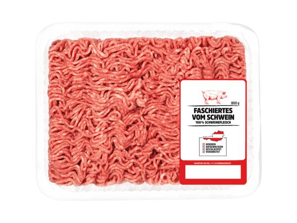 Frisches Faschiertes vom Schwein