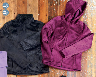 Ladies' Plush Fleece Jacket